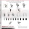 Service Caster 3 Inch 316SS Gray Polyurethane Swivel 1 Inch Expanding Stem Caster Set SCC SCC-SS316EX20S314-PPUB-1-4 - alternate 3